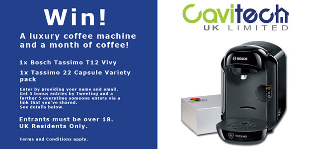Win a Bosch Tassimo Coffee Machine Bundle! – Expired Win a Bosch Tassimo Coffee Machine Bundle! – Expired